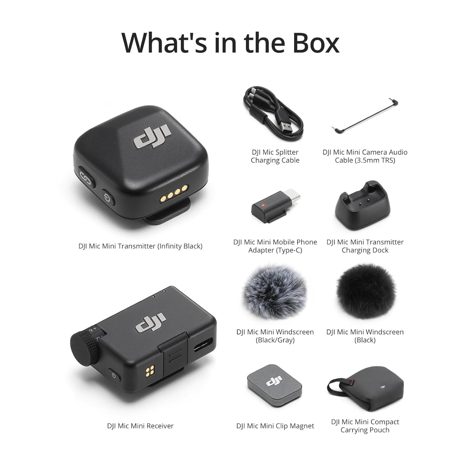 DJI Mic Mini (1 TX + 1 RX) DJI Mic Mini (1 TX + 1 RX)